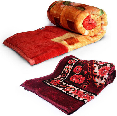 38% OFF on Sunshine Rajasthan Floral Double Top Sheet