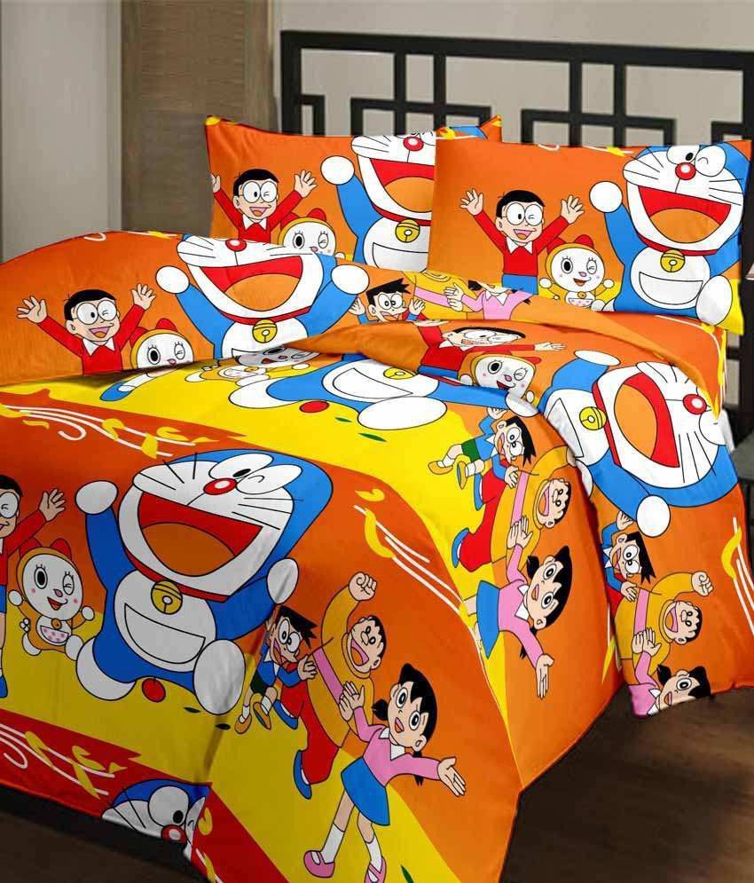 64% OFF on Ayushi Craft & Fashions Cotton Printed Single Bedsheet 1 Bed Sheet, 1 Pillow, Multicolor