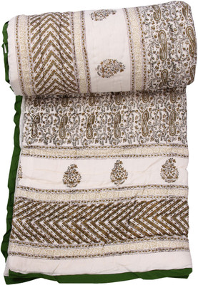 50% OFF on Chhipa Prints Abstract Single Quilt