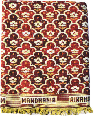 44% OFF on Mandhania Floral Single Top Sheet