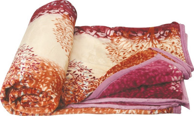 48% OFF on Dexim Floral Double Top Sheet