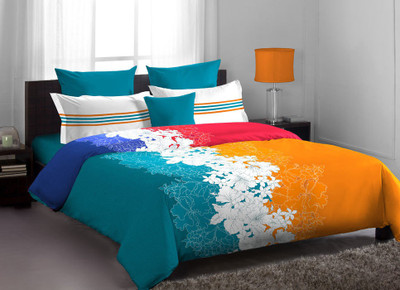 20% OFF on Home Expressions USA Cotton Printed Double Bedsheet 1 Bed Sheet, 2 Pillow Covers, Sapphire & Mustard 20% OFF on Home Expressions USA Cotton Printed Double Bedsheet 1 Bed Sheet, 2 Pillow Covers, Sapphire & Mustard
