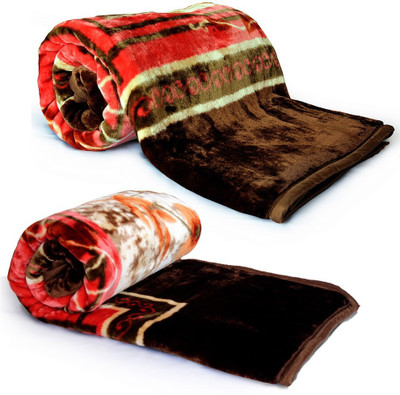 46% OFF on Sunshine Rajasthan Floral Double Top Sheet