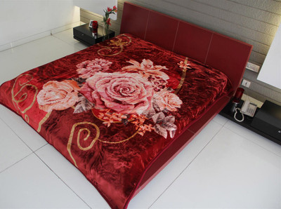 22% OFF on Youngman Floral Double Top Sheet