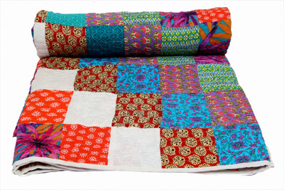 33% OFF on Krishnam Creation Printed Double Quilt