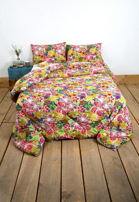 56% OFF on Ocean Collection Floral Double Quilt & Comforter