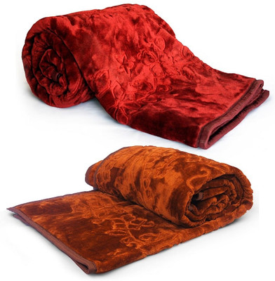 38% OFF on Sunshine Rajasthan Embroidered Double Top Sheet