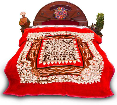 41% OFF on Sunshine Rajasthan Floral Double Top Sheet