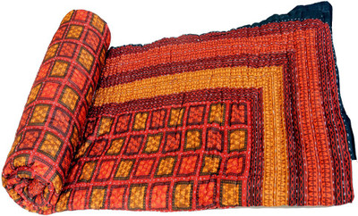 7% OFF on Shop Avenue Printed Double Comforter Red