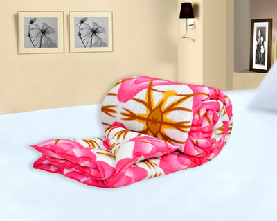 24% OFF on Salona Bichona Floral Single Quilt & Comforter