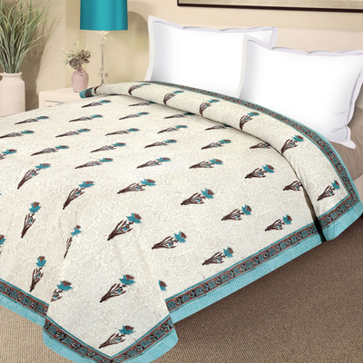 40% OFF on Aapno Rajasthan Floral Double Blanket