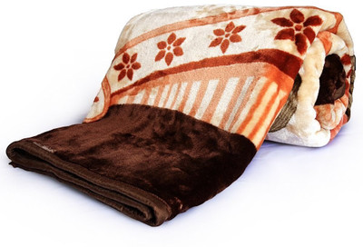 37% OFF on Textile India Floral Double Top Sheet