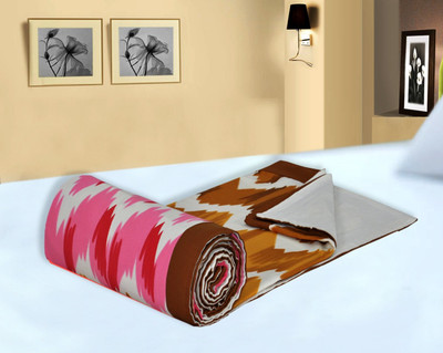 56% OFF on Salona Bichona Striped Single Dohar