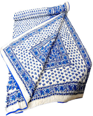 8% OFF on Shop Avenue Printed Single Comforter Blue 8% OFF on Shop Avenue Printed Single Comforter Blue