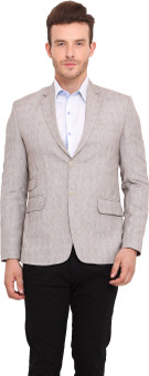 Ennoble Striped Single Breasted Casual Men's Blazer