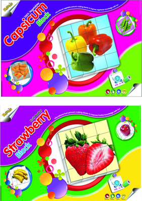 25% OFF on Ratnas Pack Of 2 -Capsicum &Strawberry Blocks 2 In 1 25% OFF on Ratnas Pack Of 2 -Capsicum &Strawberry Blocks 2 In 1