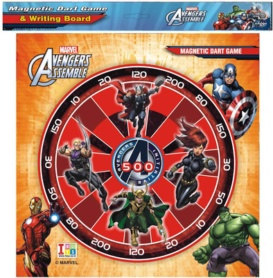 Disney Metallic Dart & Writing Avengers Board Game Disney Metallic Dart & Writing Avengers Board Game