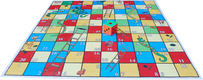 18% OFF on Atpata Funky 10x10 Ft Mat Snakes &Ladders & Dice 8inch (Jungle Theme) Board Game 18% OFF on Atpata Funky 10x10 Ft Mat Snakes &Ladders & Dice 8inch (Jungle Theme) Board Game