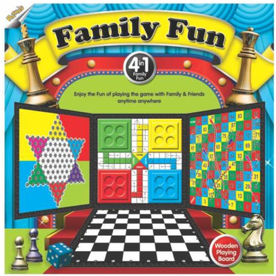 3% OFF on Ratnas Family Fun 4 In1 Board Game