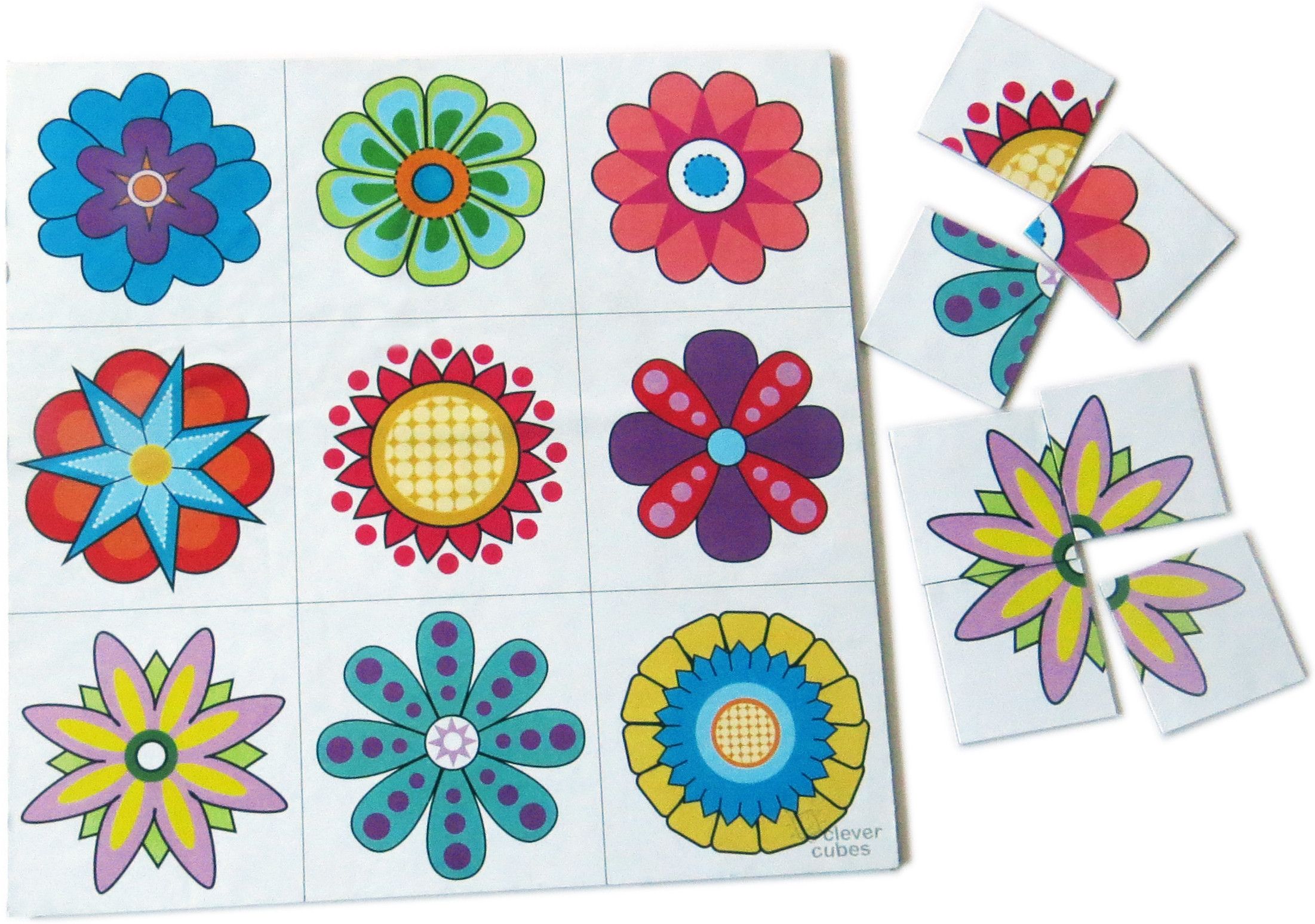 Clever Cubes Blooming Buds Board Game Clever Cubes Blooming Buds Board Game