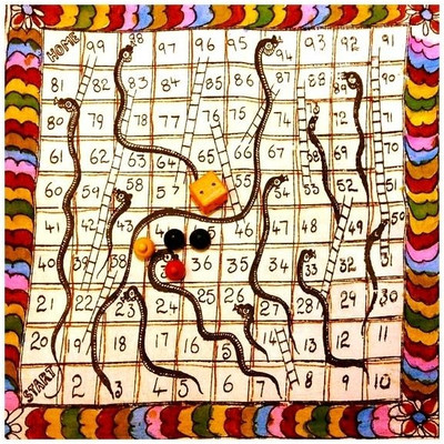 40% OFF on Desi Toys Saap Seedi - Kalamkari Board Game 40% OFF on Desi Toys Saap Seedi - Kalamkari Board Game