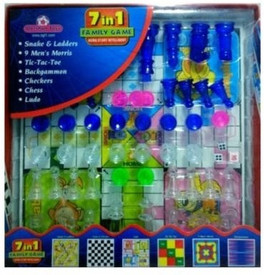 Giftoscope 7 In 1 Family Game Combo Set Of 7 Games In One Box Board Game