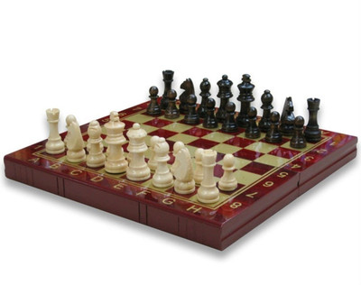 20% OFF on CCB Wooden 3-in-1, Backgammon & Checker Set 12 Inch 29.5 cm Chess Board