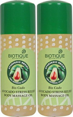 Biotique Bio Avocado Body Massage Oil Pack of 2 200 ml Biotique Bio Avocado Body Massage Oil Pack of 2 200 ml