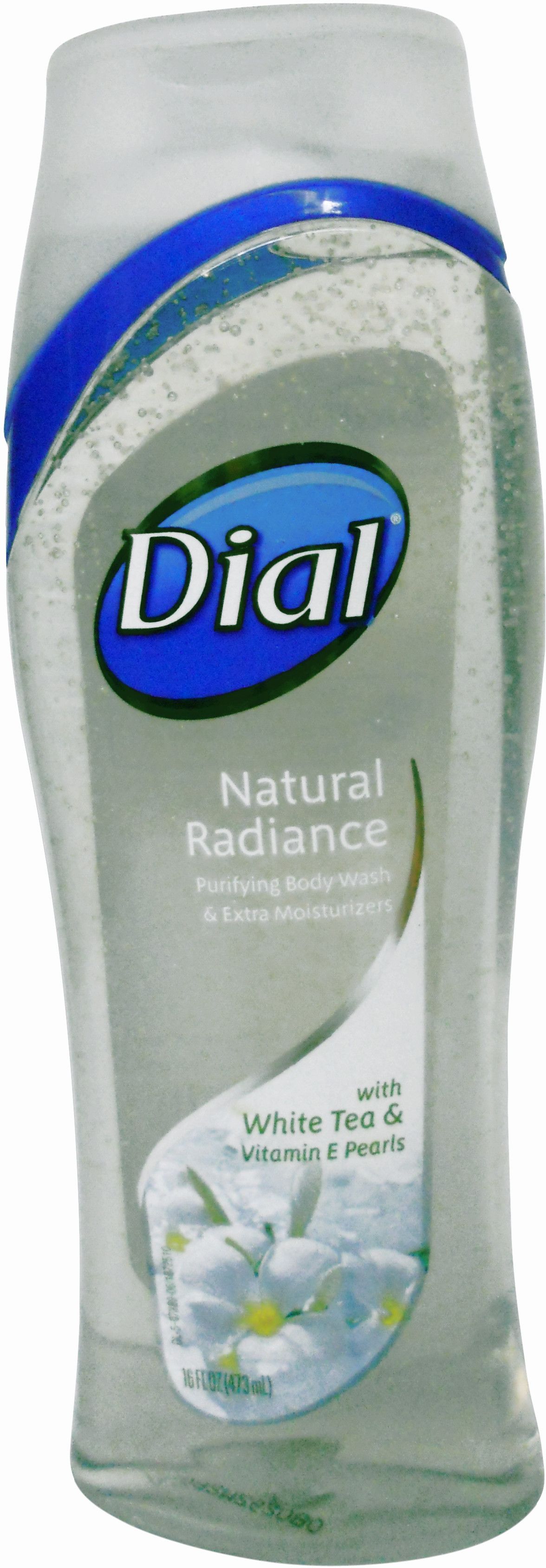 Dial Natural Radiance Body Wash with White Tea and Vitamin E Pearls