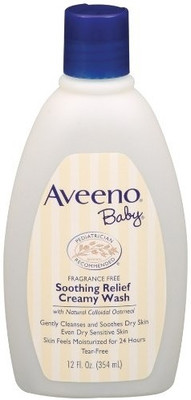 Aveeno Soothing Relief Cream Wash, 12-Fluid Ounces Bottles (Pack Of 3) Aveeno Soothing Relief Cream Wash, 12-Fluid Ounces Bottles (Pack Of 3)