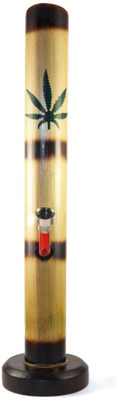 33% OFF on India Bongs Leaf Print Mid Bong 33% OFF on India Bongs Leaf Print Mid Bong