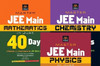 JEE Main in 40 Days: Physics, Chemistry and Mathematics (Set of 3 Books)