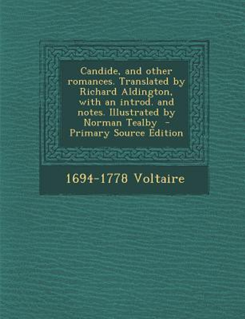 Richard Aldington candide Richard Aldington candide