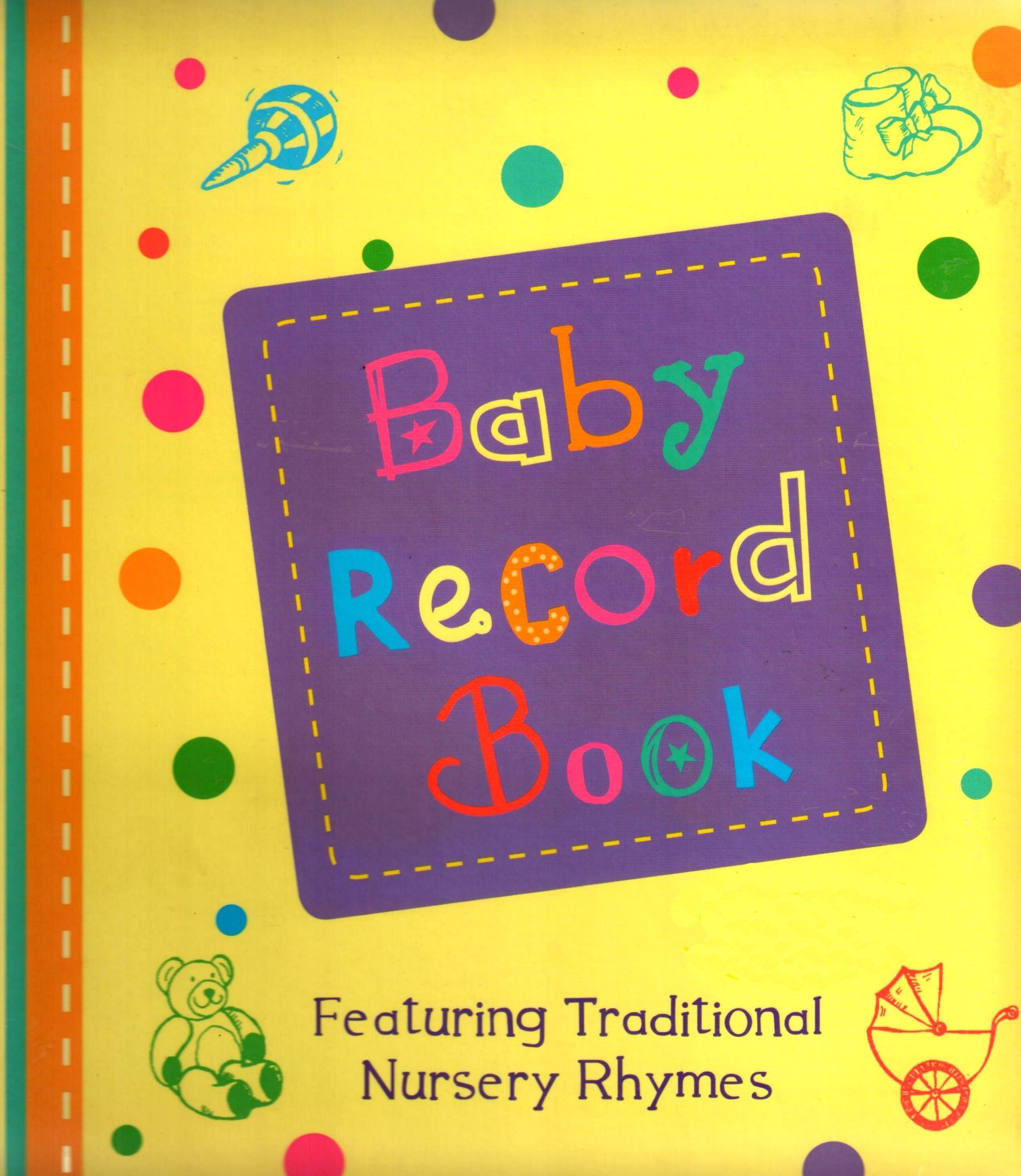 Baby Record Book Featuring Traditional Nursery Rhymes (English) Buy