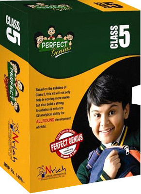 Buy Perfect Genius Class 5 for Olympiads, Maths, EVS, logic, English: Book