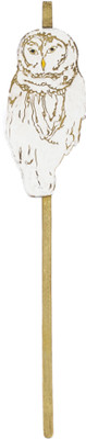 20% OFF on AVA Wise White Owl Clip on Bookmark