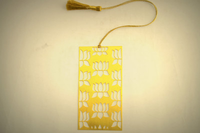 Capra Lotus Metal Bookmark