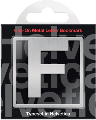11% OFF on If by Chitra Helvetica Letter - F Metal Clip Bookmark 11% OFF on If by Chitra Helvetica Letter - F Metal Clip Bookmark