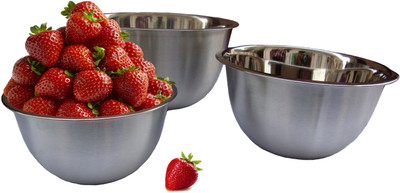 60% OFF on HMSTEELS Stainless Steel Bowl Set Steel, Pack of 3 60% OFF on HMSTEELS Stainless Steel Bowl Set Steel, Pack of 3