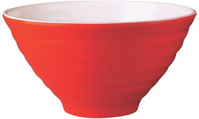 5% OFF on Borosil Bonny_Double Melamine Bowl Red, Pack of 1