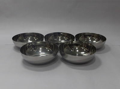 17% OFF on Shreehome Stainless Steel Bowl Set Steel, Pack of 5