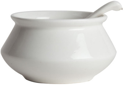 Fabulloso Pickle Small Bone China Bowl White, Pack of 1 Fabulloso Pickle Small Bone China Bowl White, Pack of 1
