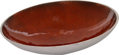 48% OFF on Rajrang Decorative Bowl Aluminium Bowl Maroon, Pack of 1 48% OFF on Rajrang Decorative Bowl Aluminium Bowl Maroon, Pack of 1