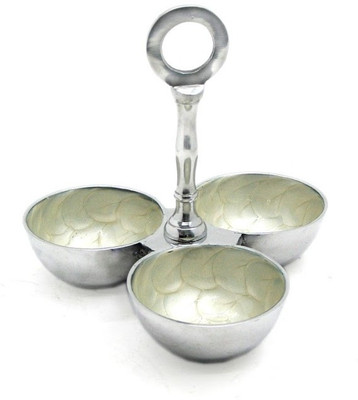 30% OFF on Indian Reverie 3-Section Aluminium Bowl Set White, Pack of 1 30% OFF on Indian Reverie 3-Section Aluminium Bowl Set White, Pack of 1