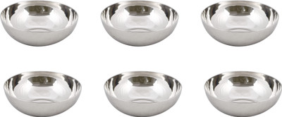 29% OFF on Lime Stainless Steel Bowl Set Silver, Pack of 6 29% OFF on Lime Stainless Steel Bowl Set Silver, Pack of 6