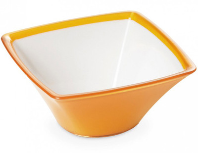 Wonderchef Omada Square Orange Plastic Bowl Orange, Pack of 1 Wonderchef Omada Square Orange Plastic Bowl Orange, Pack of 1