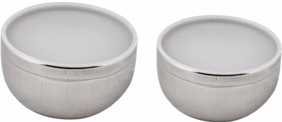 28% OFF on Lime Stainless Steel Bowl Set Silver, Pack of 2 28% OFF on Lime Stainless Steel Bowl Set Silver, Pack of 2
