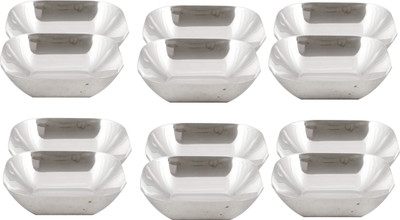 45% OFF on Lime Russian Bowl 01 Stainless Steel Bowl Set Silver, Pack of 12 45% OFF on Lime Russian Bowl 01 Stainless Steel Bowl Set Silver, Pack of 12