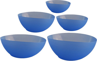 2% OFF on Princeware Polypropylene Bowl Blue, Pack of 5 2% OFF on Princeware Polypropylene Bowl Blue, Pack of 5