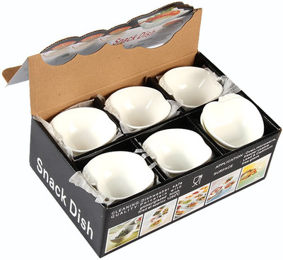 55% OFF on Cynopal Snack Dish Porcelain Bowl Set White, Pack of 36 55% OFF on Cynopal Snack Dish Porcelain Bowl Set White, Pack of 36